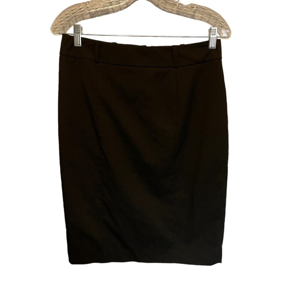 Mossimo Black Belted Pencil Skirt Size 8